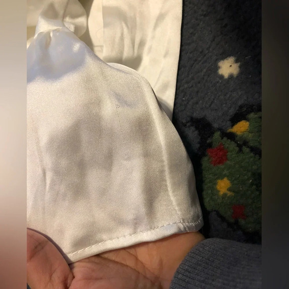 ZARA RUFFLED SATIN EFFECT DRESS OYSTER WHITE - Picture 12 of 12